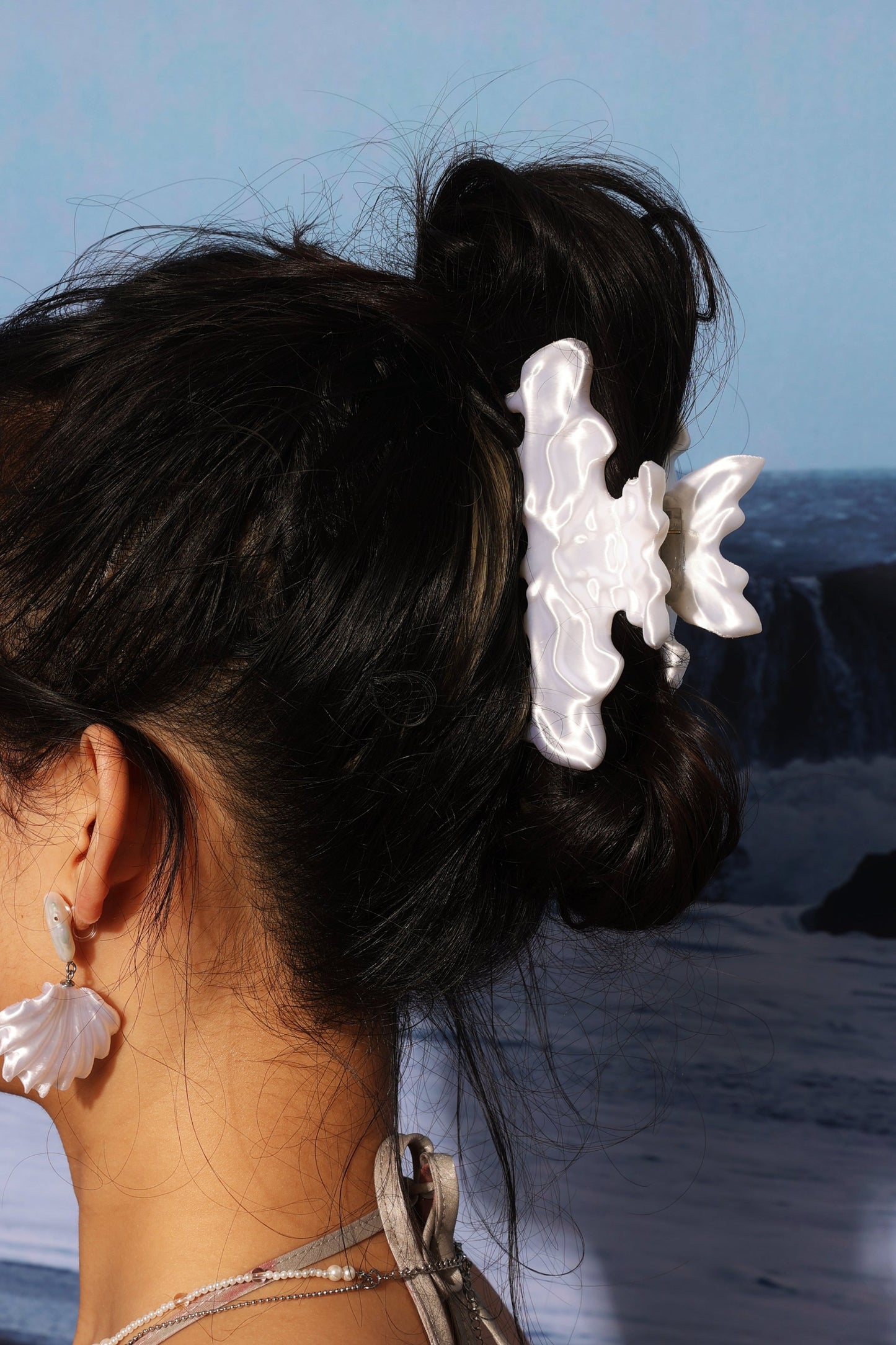 Fervooor Urban Mermaid Butterfly Hair Claw Clip