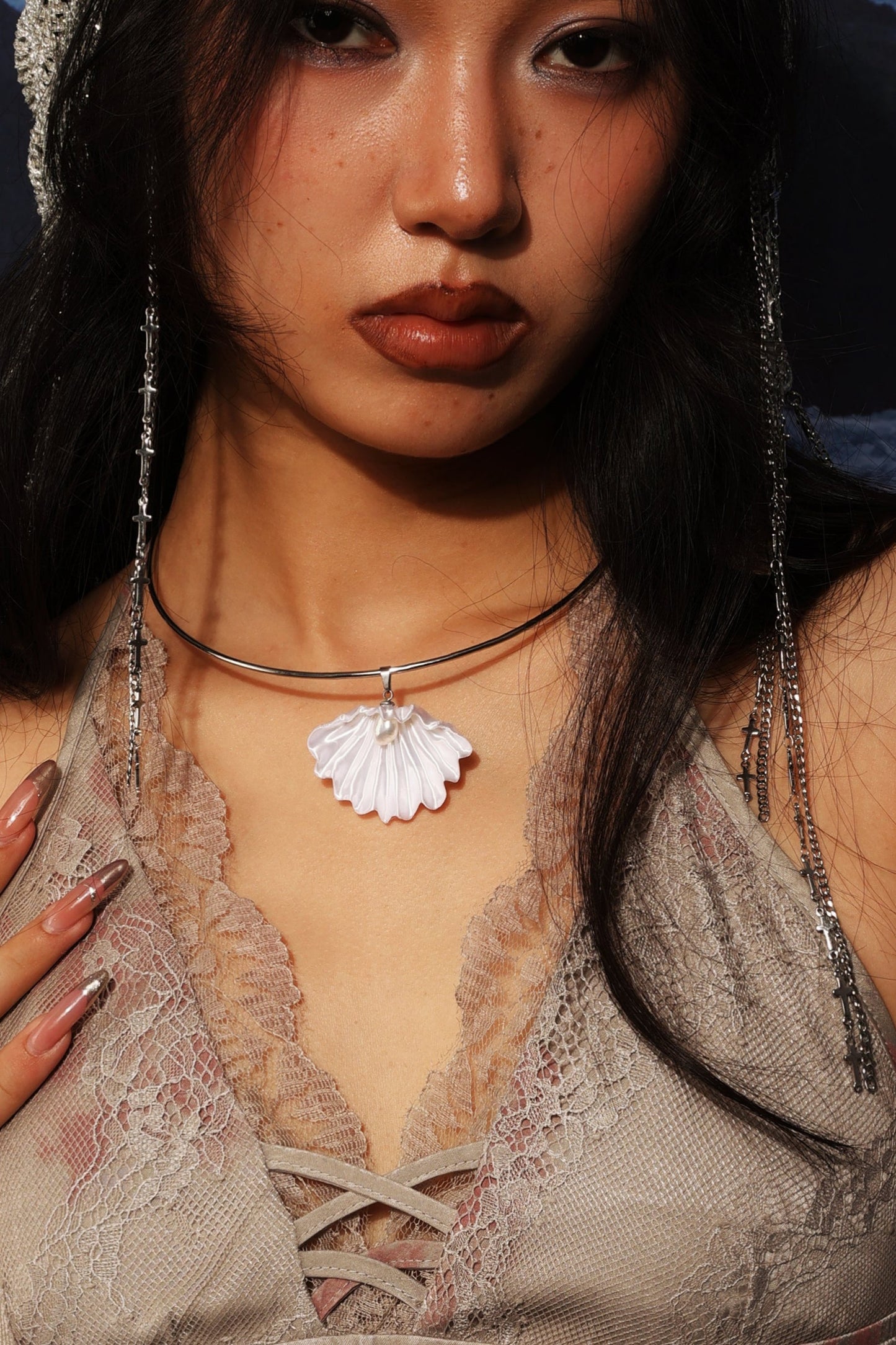 Fervooor Urban Mermaid Sea Shell Choker