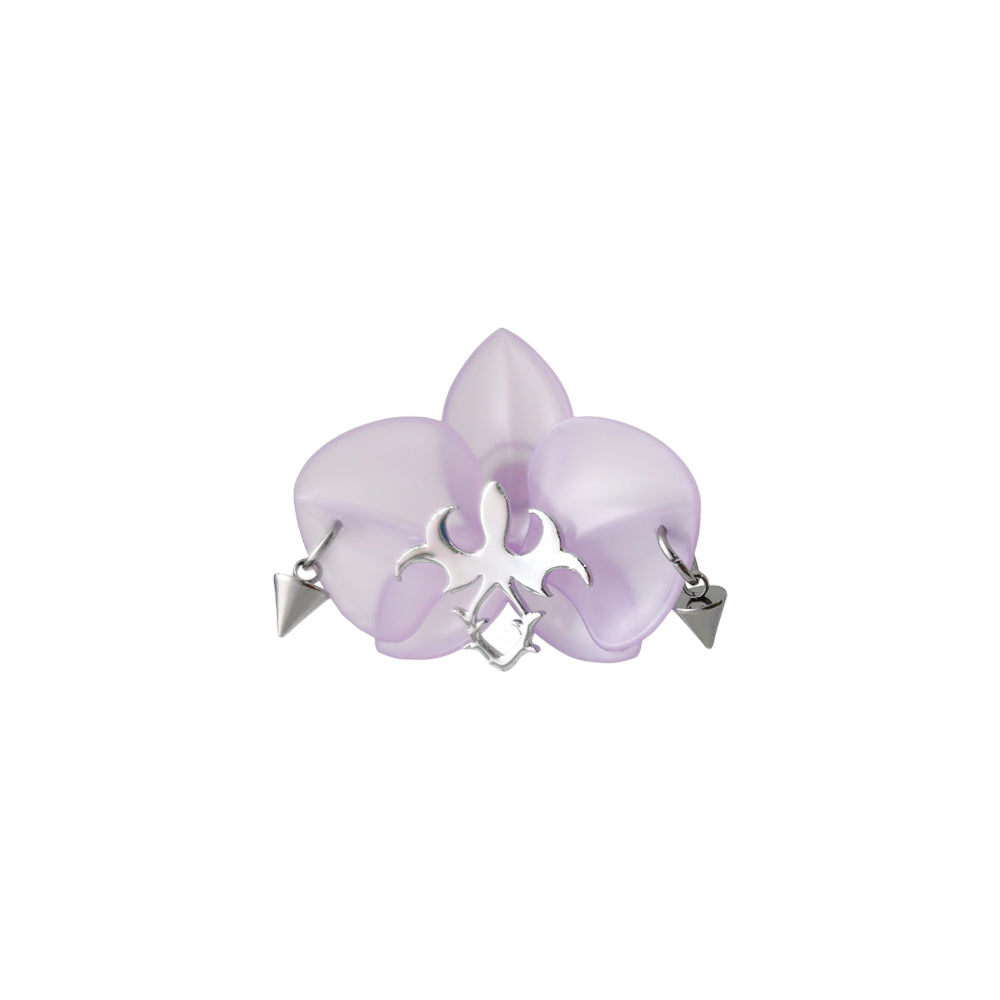 Fervooor Spiked Orchid 3D printing purple earrings