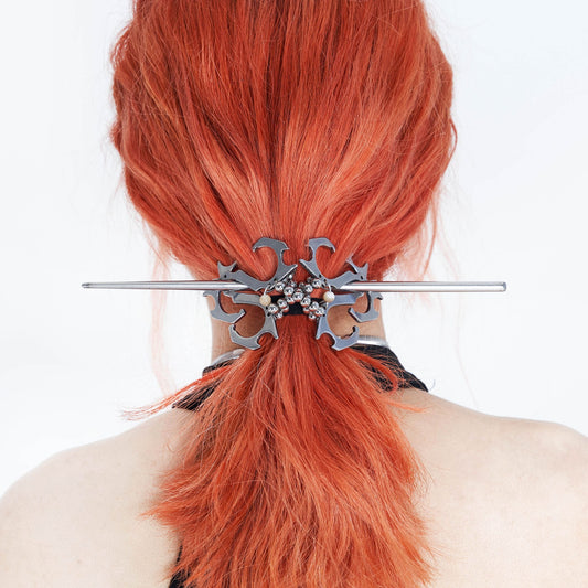 40% OFF! Fervooor Silver Armor hairpin