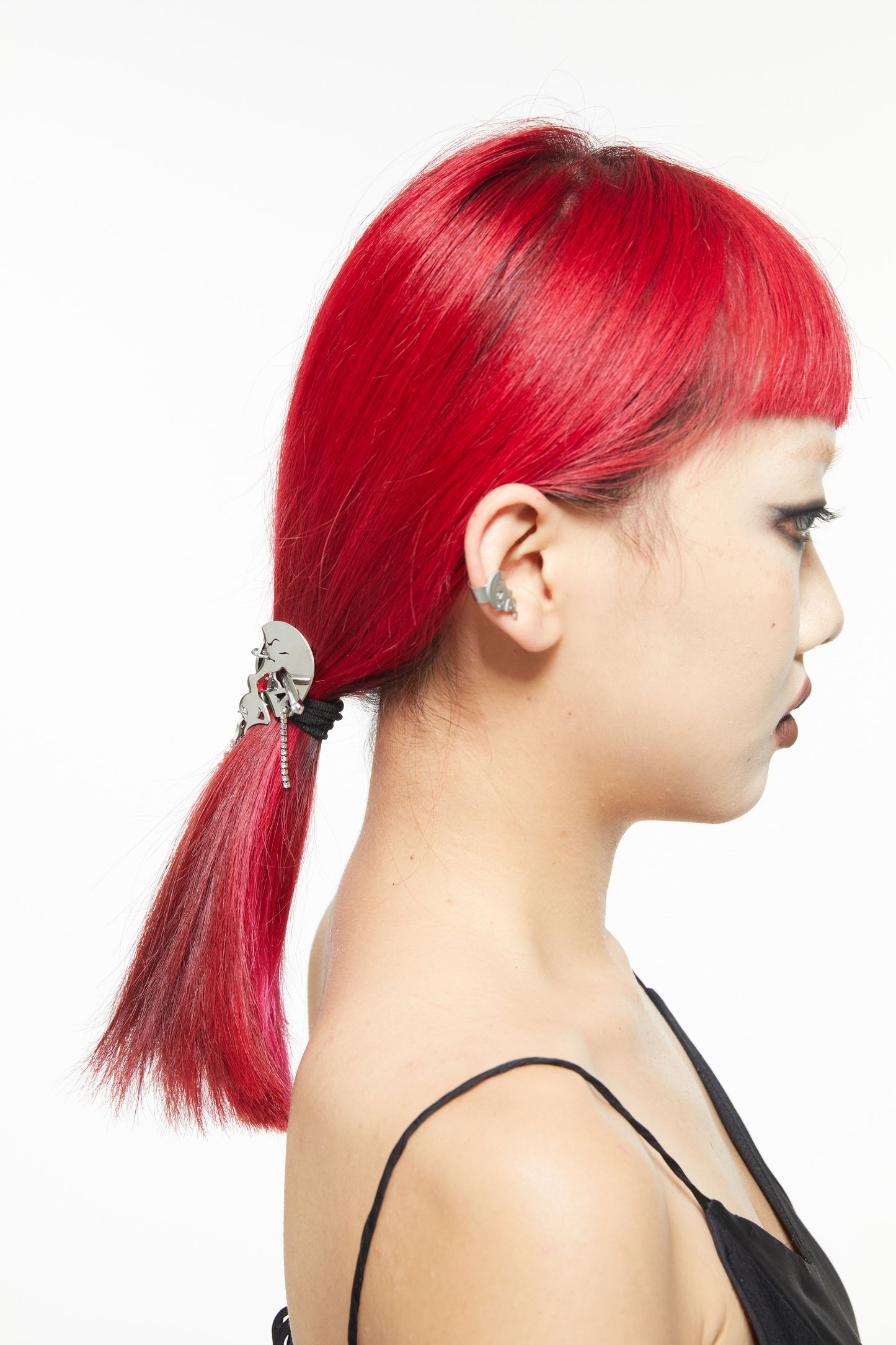 40% OFF! Fervooor Weeping Blood Skull hairpin